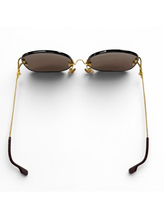Cartier Rimless Two Point 2C Decor Eyewear Sunglasses Gold Bordeaux Brown 18 main image 5